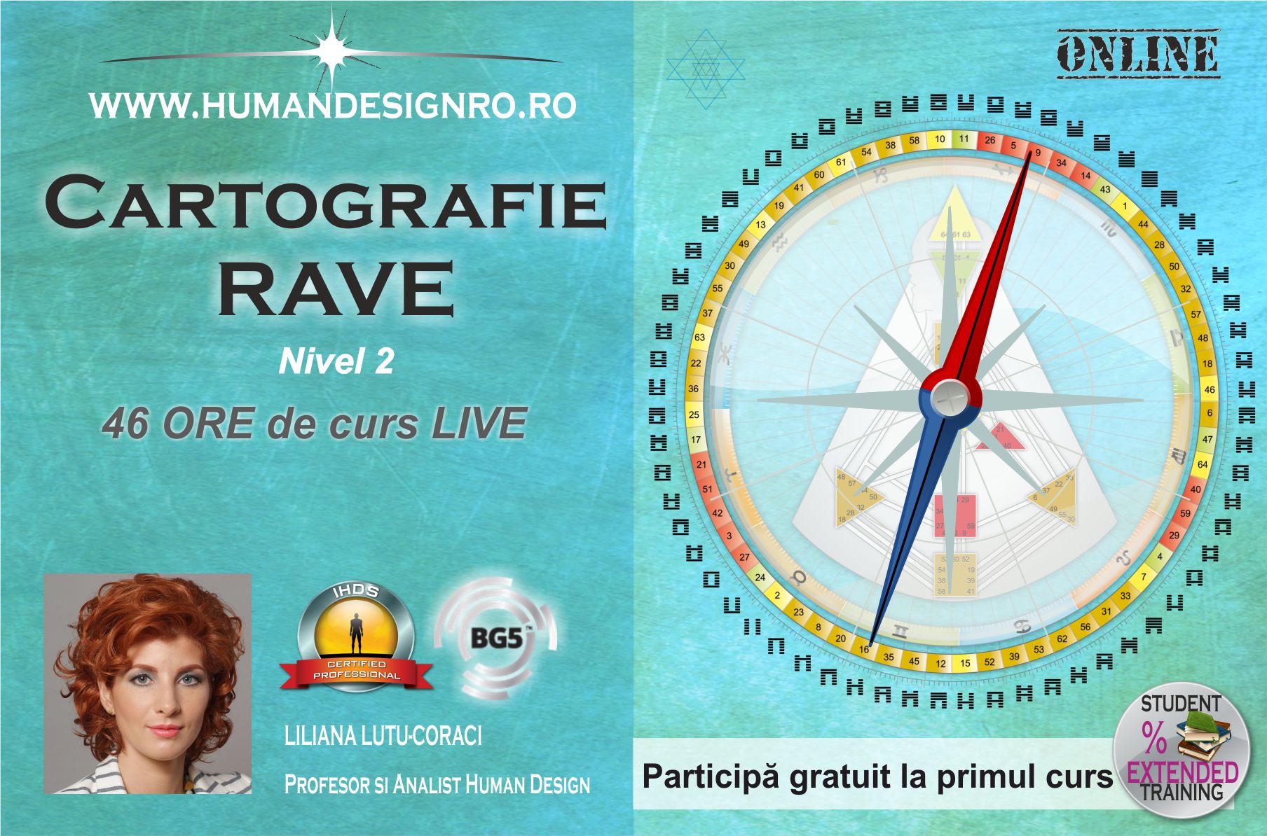 Curs Human Design Cartografie Liliana Lutu-Coraci 2025