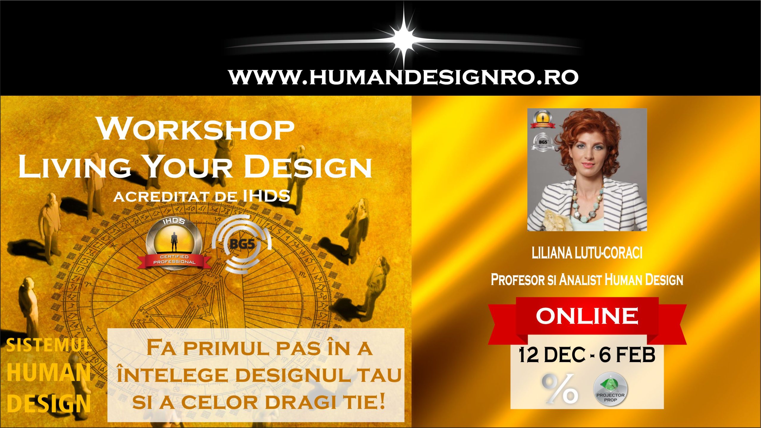 Curs Human Design Traieste-ti Designul – Living Your Design LYDRO