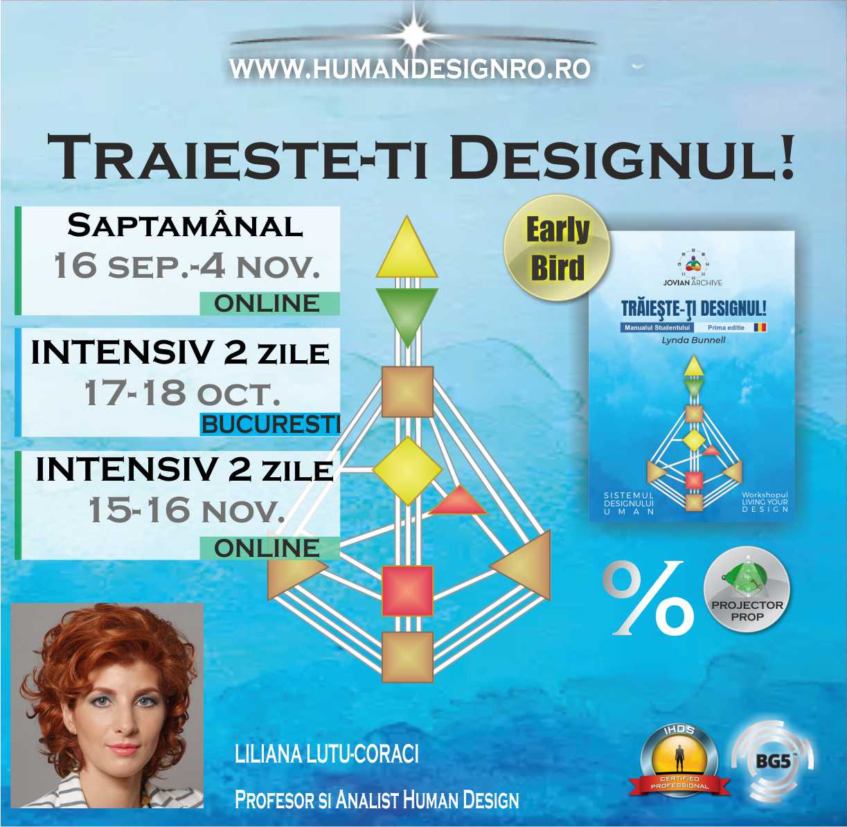 LYD Traieste-ti Designul curs Human Design Liliana Lutu