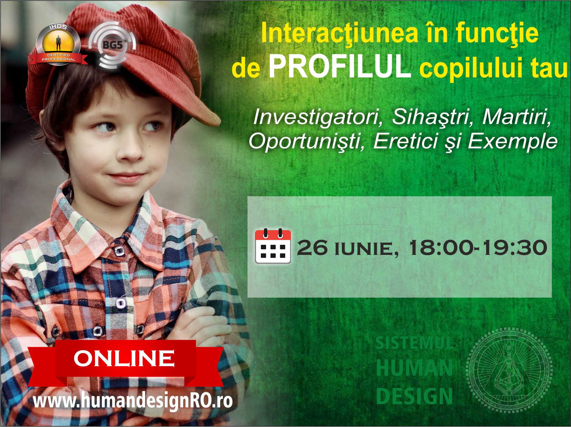 Human Design – Profilul: Interactioneaza corect cu copilul tau