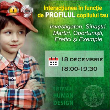 Human Design – Profilul: Interactioneaza corect cu copilul tau