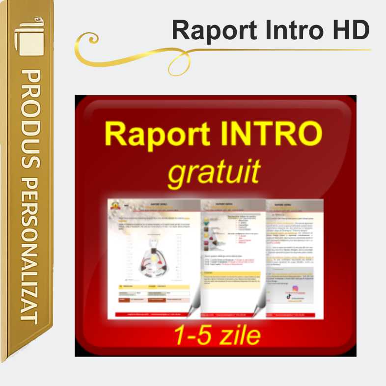 Raport Intro gratuit Human Design